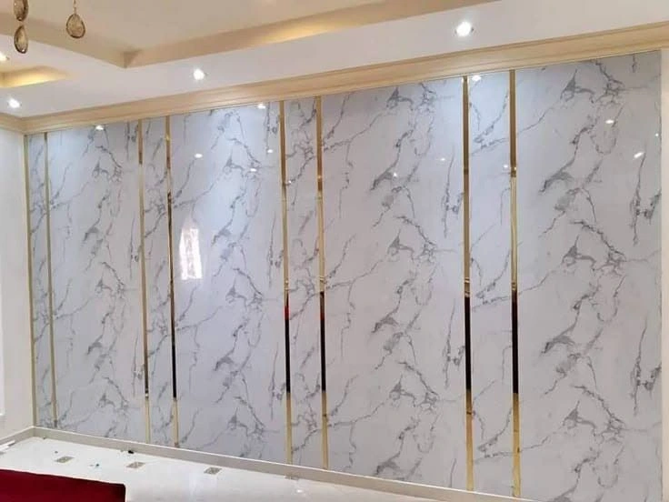 تشطيبات فاخرة باستخدام ألواح الرخام البديل